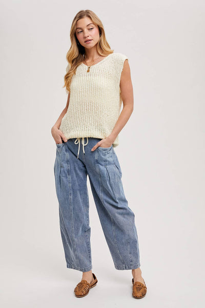 Barrel Jeans - Light Wash
