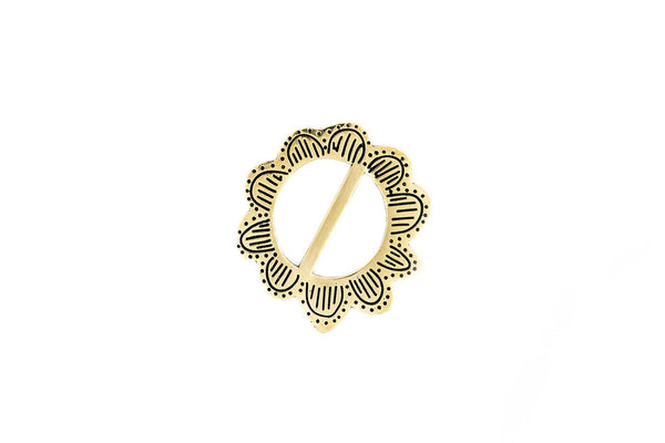 Monica Brass Bandana Slide