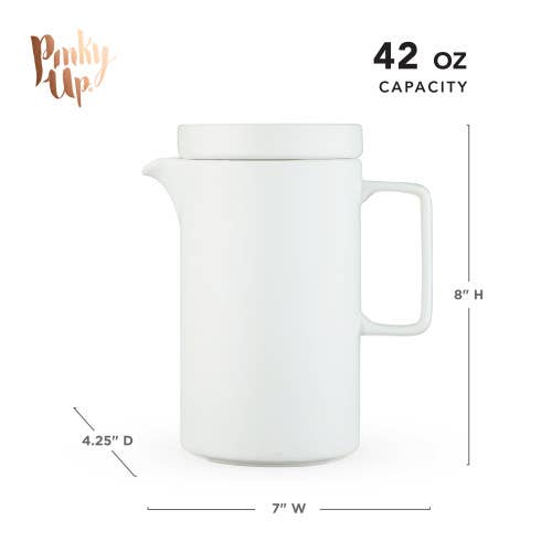 Jona™ Matte Finish Teapot in White