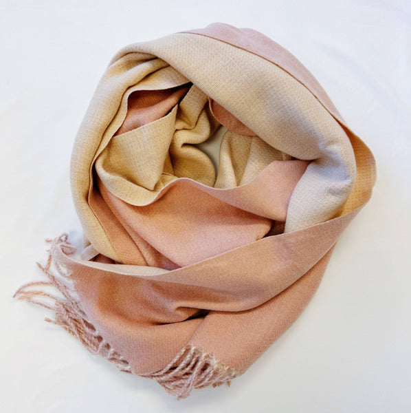 Double Sided Reversible Scarf: Gray
