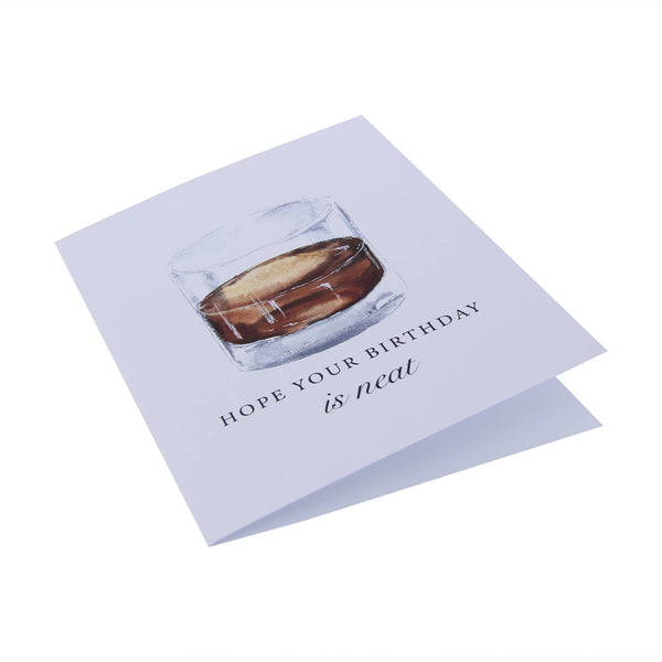 Hope Your Birthday is Neat Bourbon Greeting Card