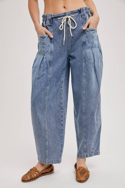 Barrel Jeans - Light Wash
