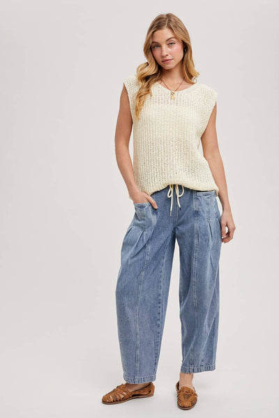 Barrel Jeans - Light Wash