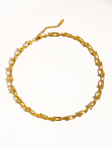 Bold Chain Necklace: Gold