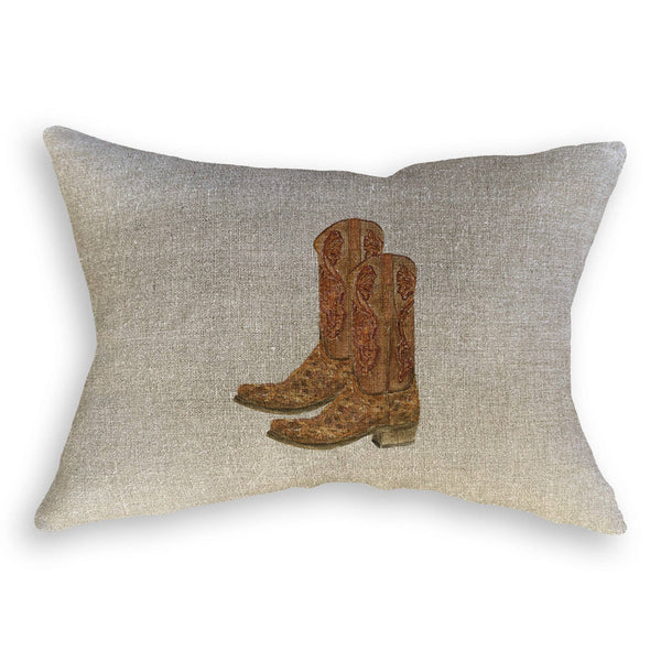 Brown Cowboy Boots: Dishtowel