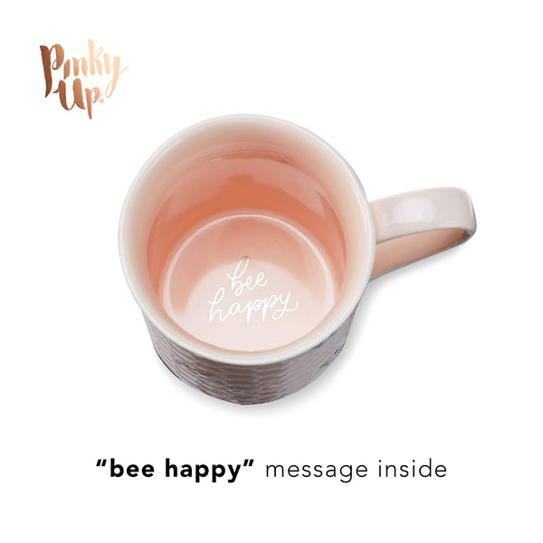 Annette Honeycomb Ceramic Tea Mug & Infuser