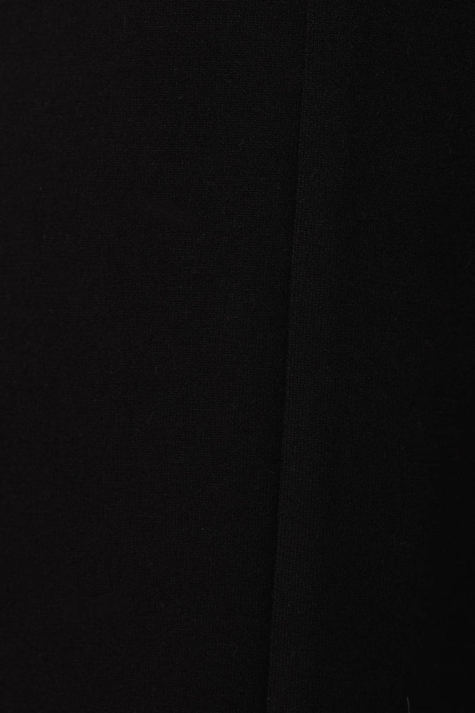 Scuba Wide Leg Pants: Black