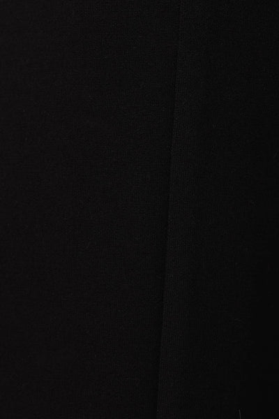 Scuba Wide Leg Pants: Black