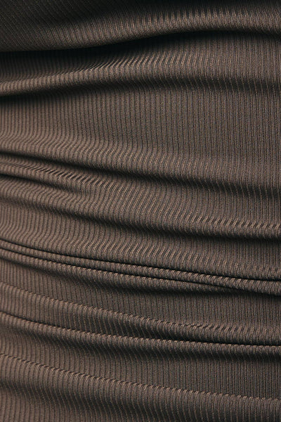 Sleeveless Ruching Detail Knit Top: Coco