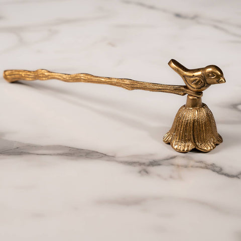 Gold Bird Candle Snuffer