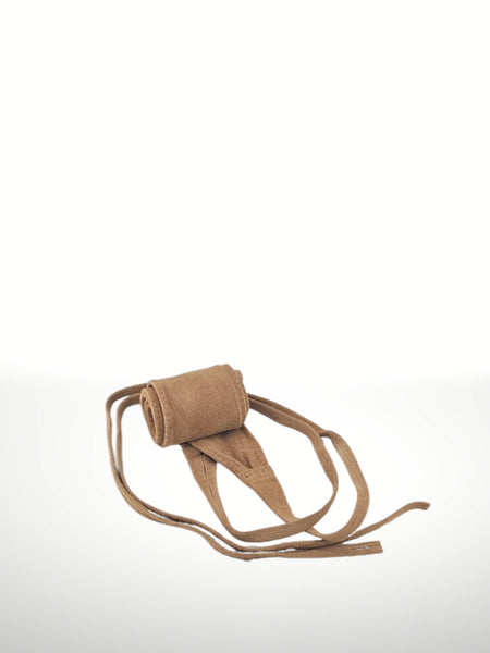 Judit Suede Sash Belt 220723: Black