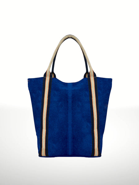 Melody Suede Leather Tote Bag 221890: Dark red