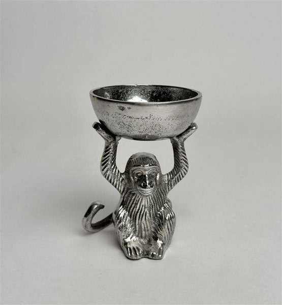Small Silver Monkey Dish