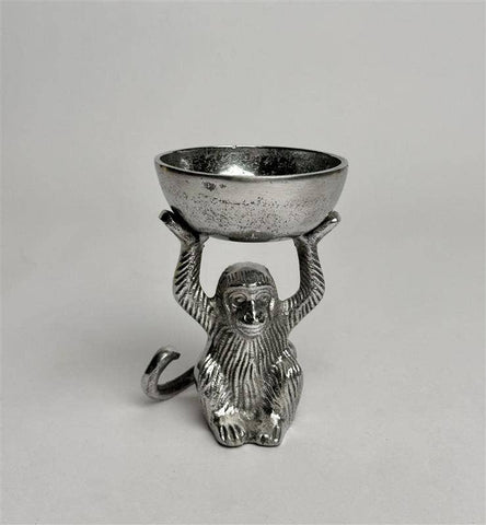 Small Silver Monkey Dish