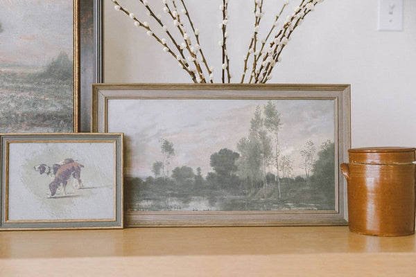 Alders Framed Antique Art: 7x5