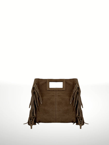 Venas ²¹ suede leather handbag: Leather