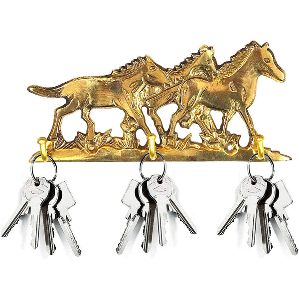 Horse Wall Hook - Brass