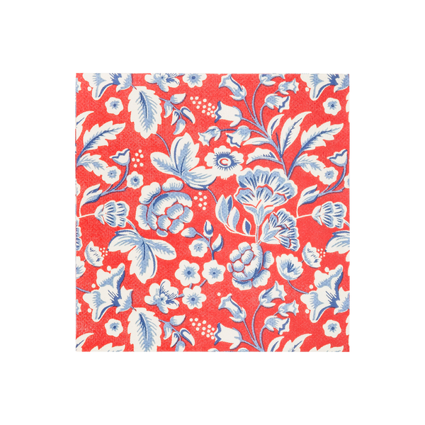 Floral Paper Cocktail Napkin