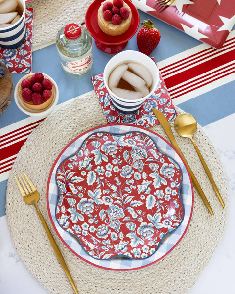 Floral Paper Cocktail Napkin