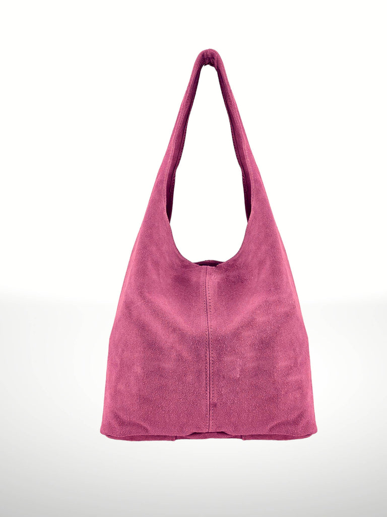 Suede Leather Bag: Leather