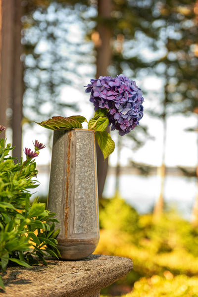 Galvanized Vase