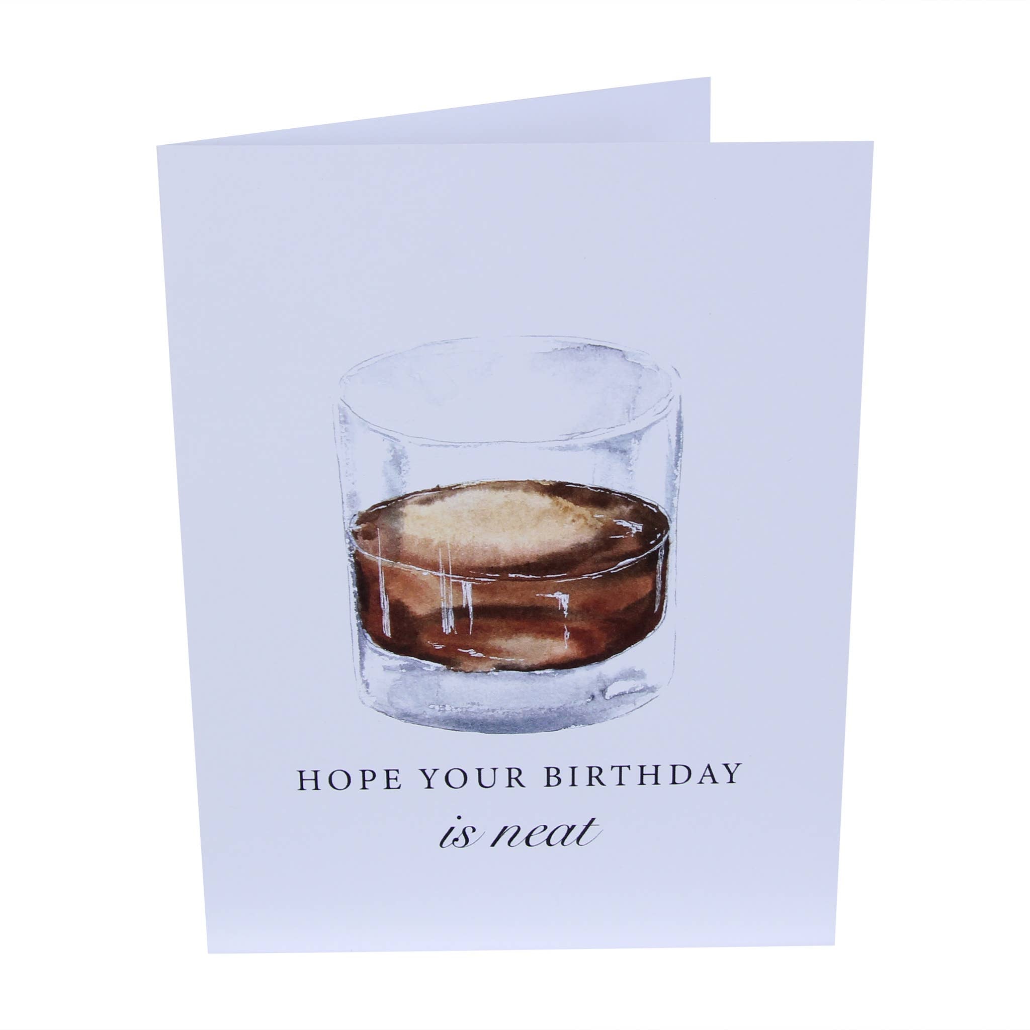 Hope Your Birthday is Neat Bourbon Greeting Card