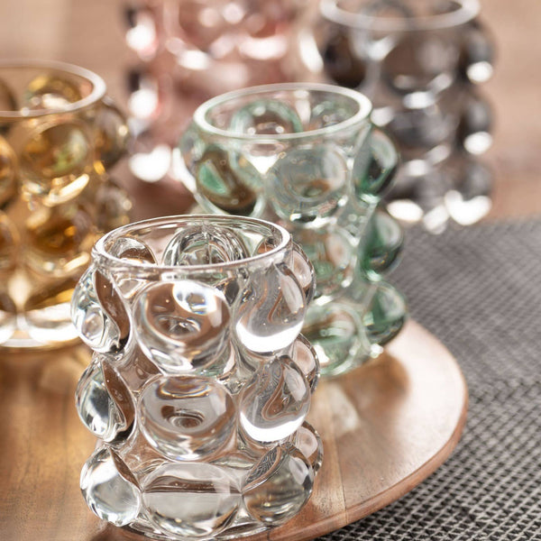 Lucia Hobnail Votive: Clear