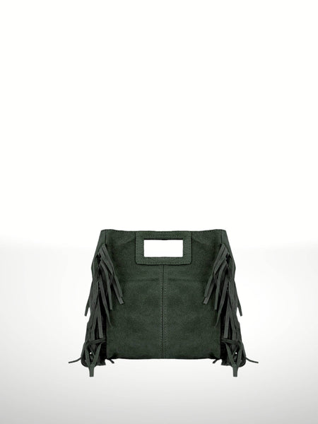 Venas ²¹ suede leather handbag: Leather
