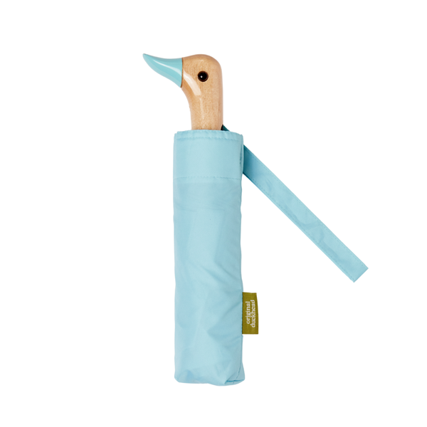 Aqua Blue Duck Umbrella