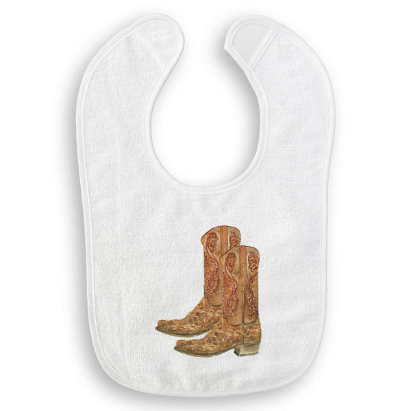Brown Cowboy Boots: Dishtowel