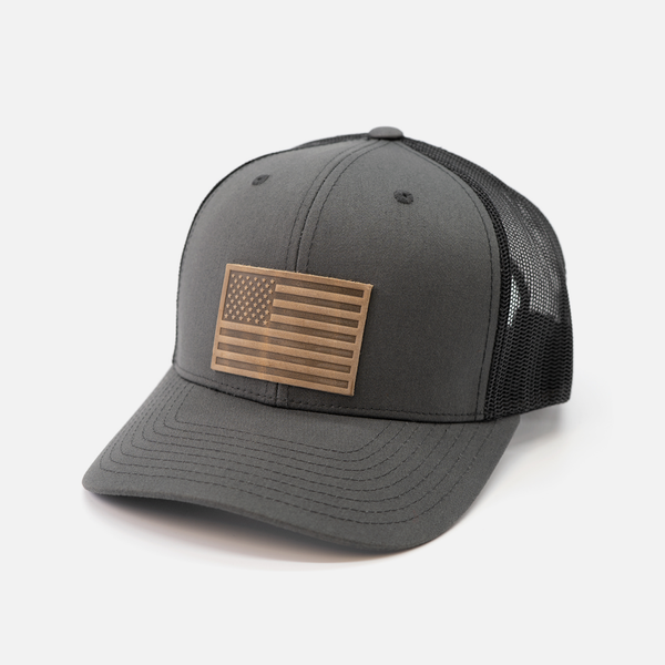 American Flag Hat Exclusive: Charcoal