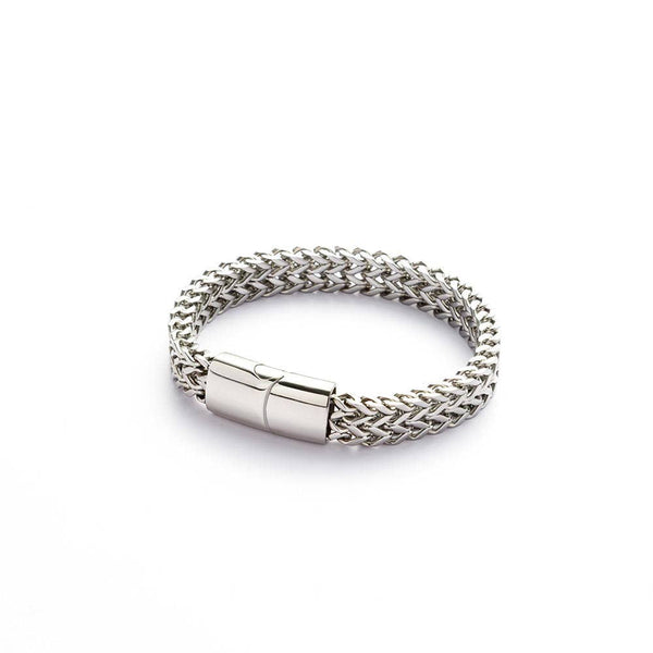 Estate Cuff Bracelet- Magnet Lock-Stainless Steel Bracelet