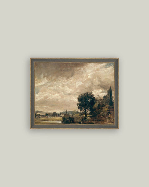 The Fisher's House Framed Antique Art: 6x4