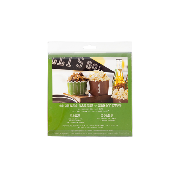 FTB914 - Football Jumbo Baking/Food Cups