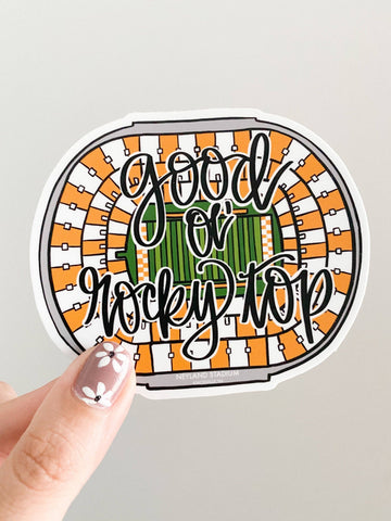 Knoxville, Tennessee Stadium Sticker - Large 4inx4in