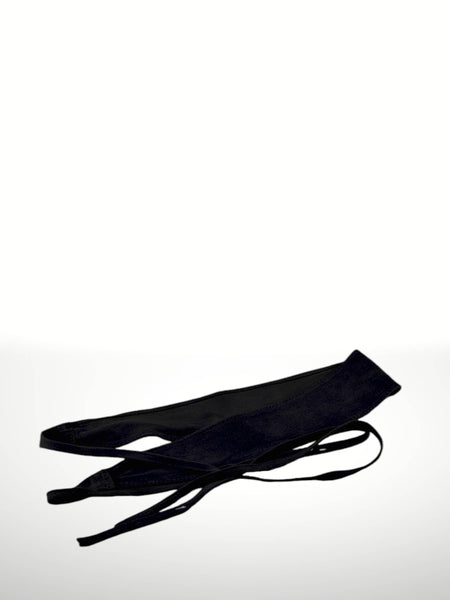 Judit Suede Sash Belt 220723: Black