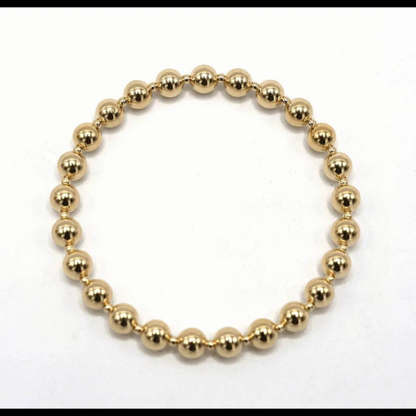 6mm+2mm+6mm Gold Filled Waterproof Dimension Bracelet: 7.0
