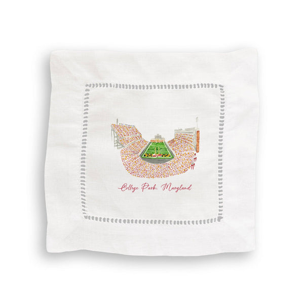 University of Maryland Football Stadium Dishtowel / Keep Words / -