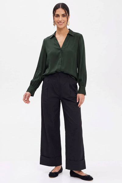 Neck Shirt With Open Seam Sleeve: Papyrus / S