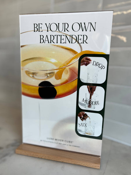 "Steps" Drink Signage: All 3 Steps signs