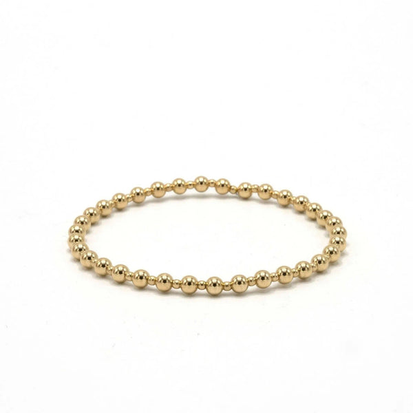 4mm+2mm+4mm Gold Filled Waterproof Dimension Bracelet: 7.0