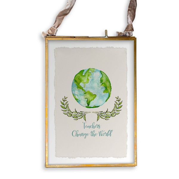 Teachers Change the World Tea Towel