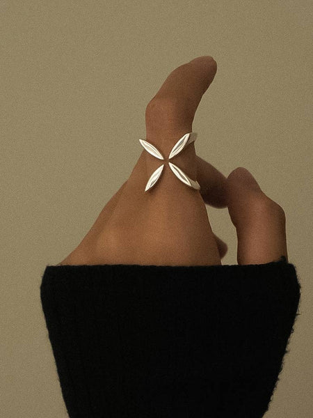 X Cross Ring - gold, non tarnish