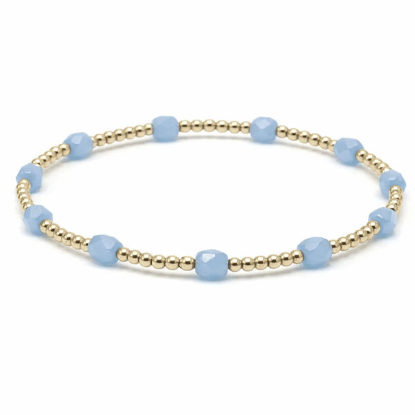 The Key West Bracelet in Blue: 7"