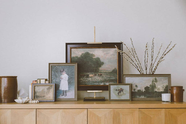Alders Framed Antique Art: 7x5