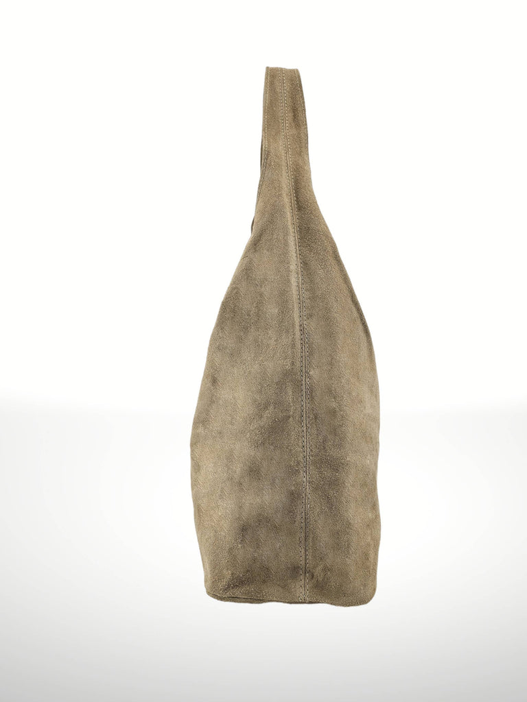Suede Leather Bag: Leather