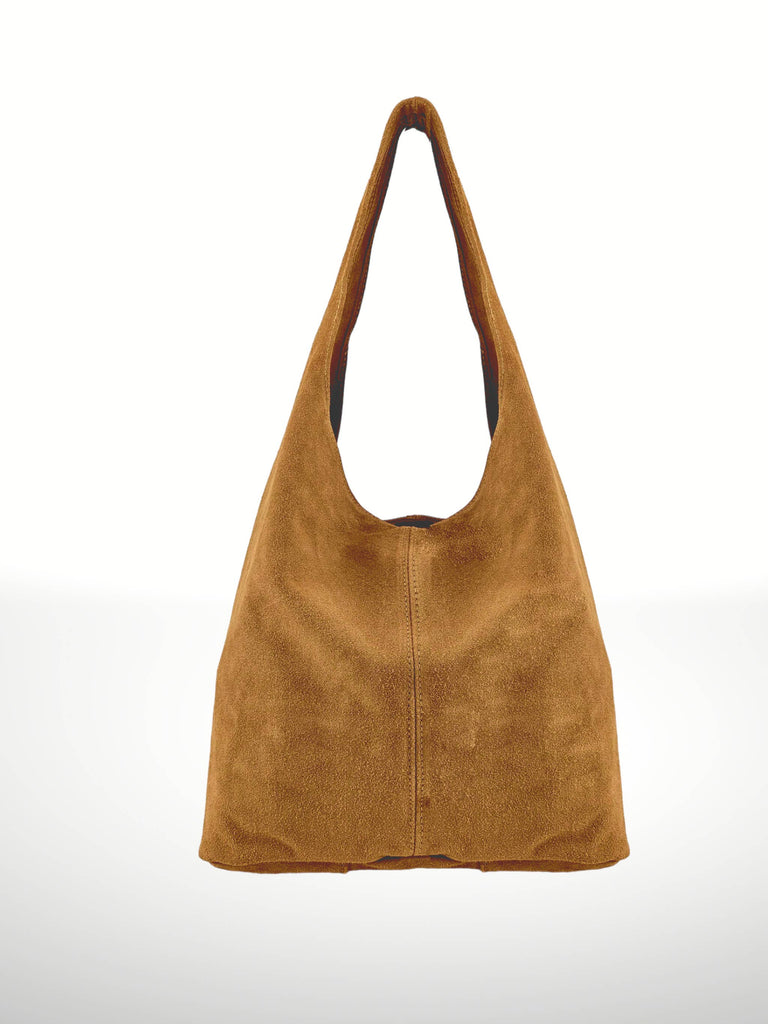 Suede Leather Bag: Leather