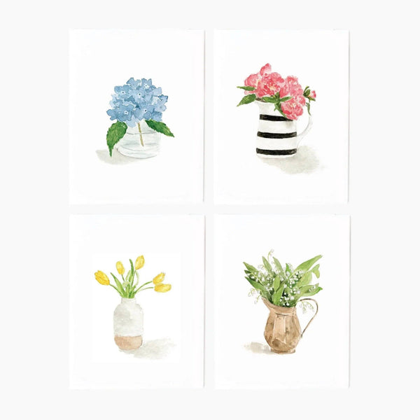Flower assorted notecard: Set of 8