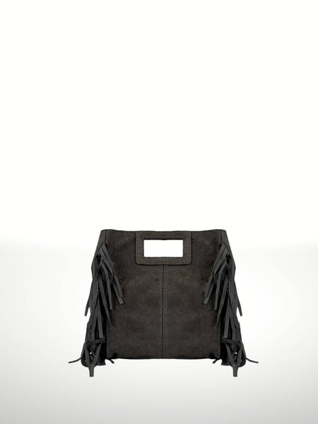 Venas ²¹ suede leather handbag: Leather