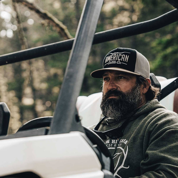 Longhorn Hat: Gray/White